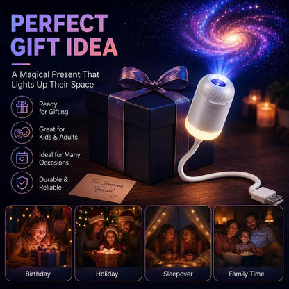 GalaxyRoom | Proyector de Galaxia Holográfico HD 2 en 1