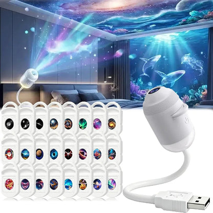 GalaxyRoom | Proyector de Galaxia Holográfico HD 2 en 1